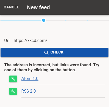 You can often find this address yourself on the right site.