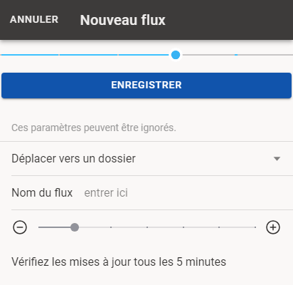 Vous pourrez modifier ces paramètres ultérieurement.